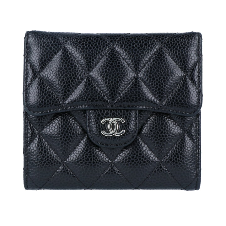 楽天市場】【CHANEL】シャネル マトラッセ 三つ折り財布 キャビア  