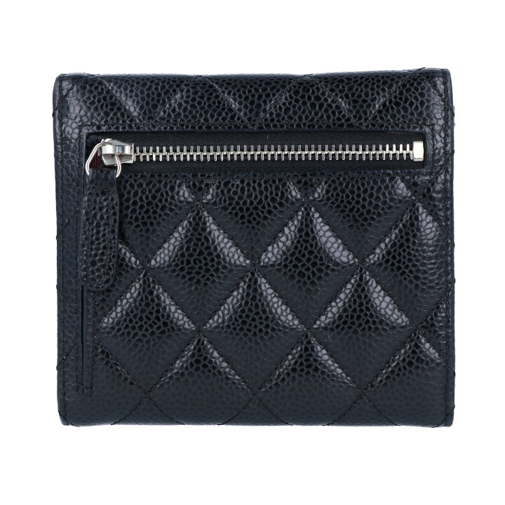 楽天市場】【CHANEL】シャネル マトラッセ 三つ折り財布 キャビア  