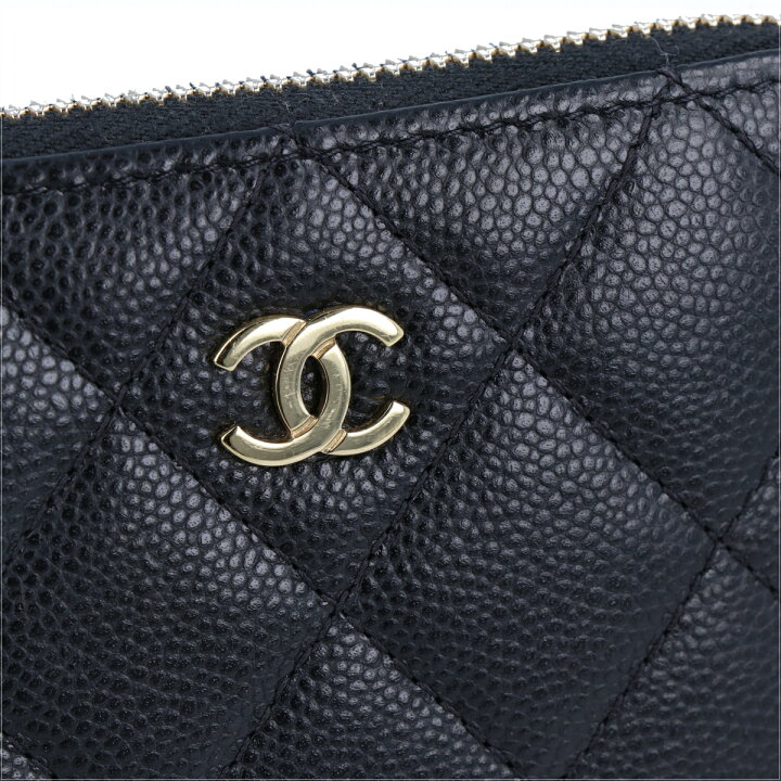 楽天市場】【CHANEL】シャネル マトラッセ キャビアスキン L字 
