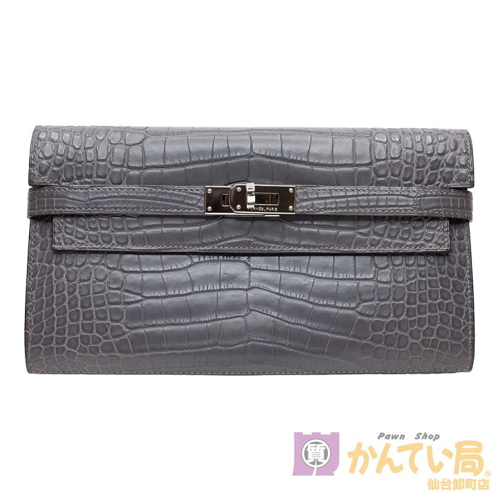 楽天市場】【HERMES】エルメス ケリーウォレット アリゲーター マット 