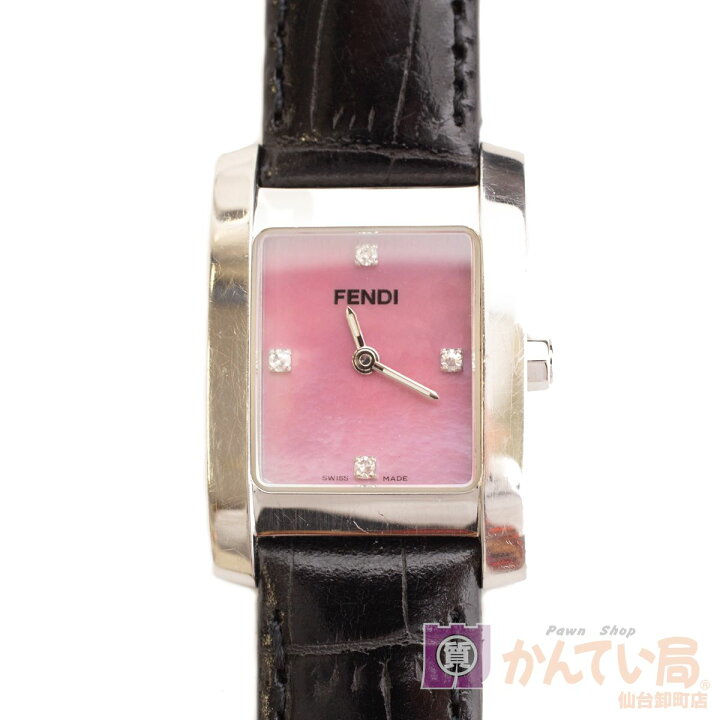 楽天市場】【FENDI】フェンディ ピンクシェルダイヤ付腕時計 7000L 