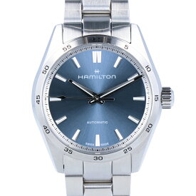 【HAMILTON】 ハミルトン ジャズマスター パフォーマー オート H36105140 ブルー文字盤 34mm SS ステンレススチール オートマ 自動巻き メンズ レディース ユニセックス 時計 腕時計 【中古】 USED-AB 【9304】 質屋かんてい局仙台卸町 楽天市場店