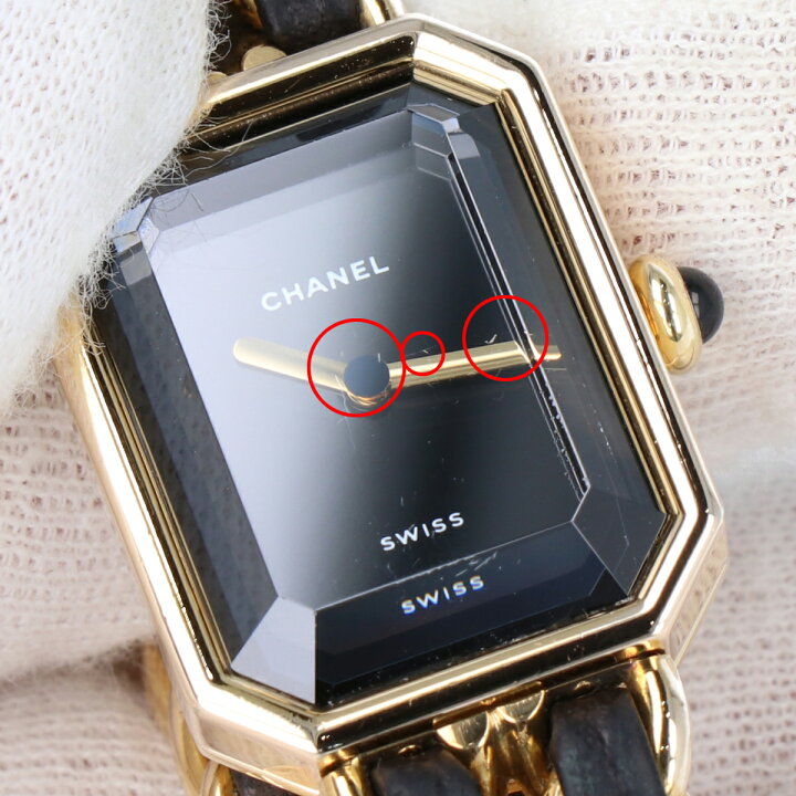 楽天市場】【CHANEL】シャネル プルミエール L クォーツ H0001 GP 