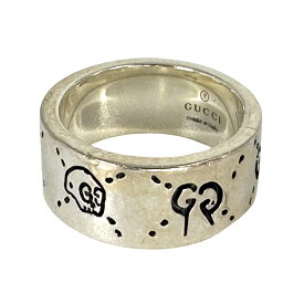 【GUCCI】 グッチ SV925 ゴーストリング 指輪 #14 9.6g 925刻印 レディース メンズ ユニセックス 【中古】 USED-B【9304】 質屋かんてい局仙台卸町店 楽天市場店
