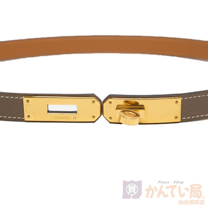 楽天市場】【HERMES】エルメス ケリー18 ベルト ヴォーエプソン 
