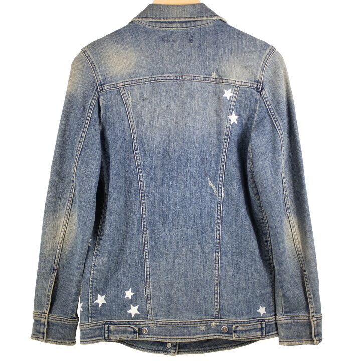 楽天市場】【DIESEL】ディーゼル デニムジャケット 星柄 Gジャン 