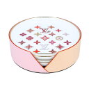 【Louis Vuitton】ルイ・ヴィトン セット4 アシェット プレート GI0875 食器 皿 モノグラムフラワー ホワイト ピンク系 レッド系 マルチカラー 平皿 ケース付き 【中古】 USED-SS 【9356】 質屋かんてい局仙台卸町 楽天市場店