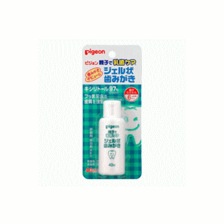 楽天市場】ピジョン 親子で乳歯ケア ジェル状歯みがき 40ml : キリン堂 