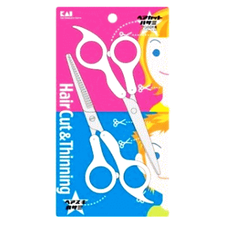 【単品9個セット】KQ2008 KQサンパツ 散髪ハサミセット 貝印(美粧)(代引不可)【送料無料】 楽天市場】貝印 新サンパツシリーズ 散髪ハサミセット : キリン堂通販SHOP