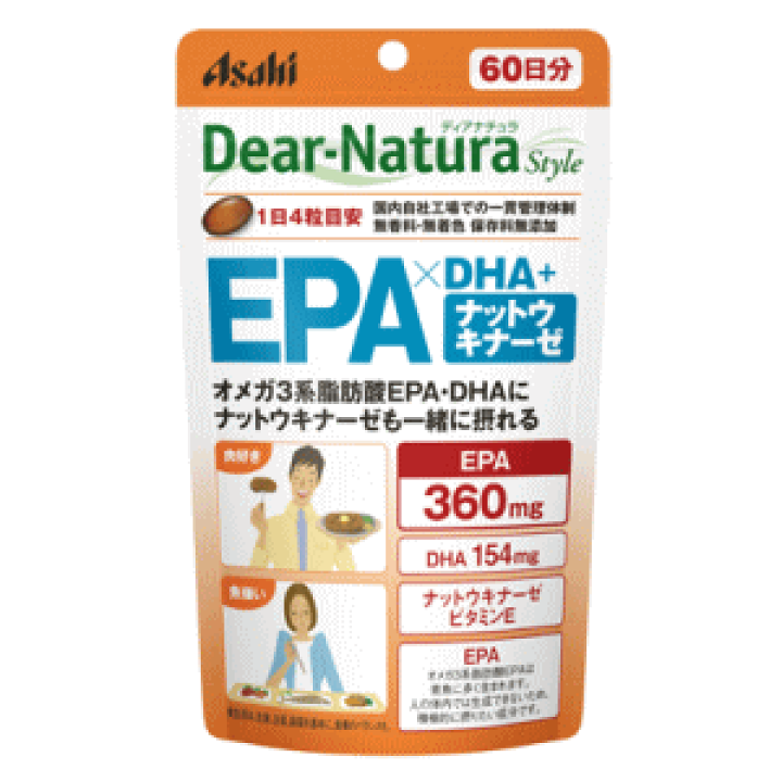 楽天市場】アサヒグループ食品 ディアナチュラスタイル EPA×DHA＋