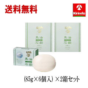 送料無料 2個セット 薬師堂 ソンバーユ 馬油石鹸 (85g×6個入り×1箱)ヒノキの香り ×2箱セット 尊馬油 ソンバーユ 石鹸 ボディケア ソープ