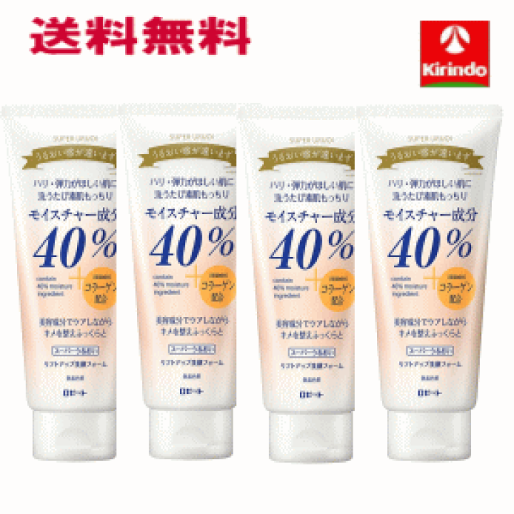 4901696532591 【48個入】 R40％スーパーうるおいリフトアップ洗顔フォーム 96046【キャンセル不可】 楽天市場】送料無料 4個セット ロゼット 40% スーパーうるおいリフト