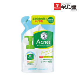 ロート製薬 メンソレータム アクネス 薬用 ふわふわな泡洗顔 つめかえ用 140mL 医薬部外品 詰め替え マスク ニキビ