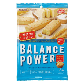 ハマダコンフェクト バランスパワー 北海道バター味 2本×6袋※軽減税率対象