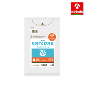 日本サニパック サニパックポリ袋 nocoo 20L 半透明 10枚 0.020mm