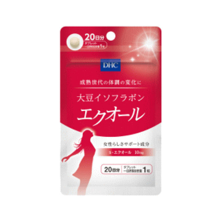 楽天市場】DHC 大豆イソフラボン エクオール 20日分（20粒)※軽減税率