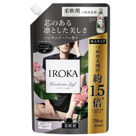 花王 IROKA ハンサムリーフ スパウト 710ml (柔軟剤)