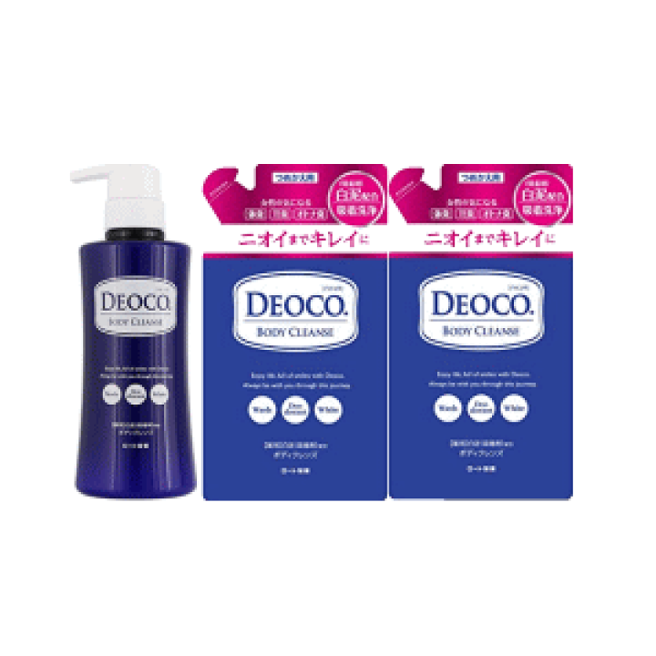 楽天市場】【3点セット】 ロート製薬 デオコ 薬用ボディクレンズ 本体1+詰め替え2の合計3点セット 【医薬部外品】 ボディソープ 石鹸 清潔 衛生 洗浄 : キリン堂通販SHOP 楽天市場】【3点セット】 ロート製薬 デオコ 薬用ボディクレンズ 本体1+詰め替え2の合計3点セット 【医薬部外品】 ボディソープ 石鹸 清潔 衛生 洗浄 : キリン堂通販SHOP