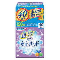 楽天市場】リフレ超うす安心パッド120cc40枚の通販