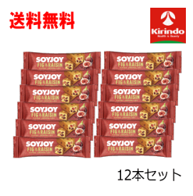 【新発売】 送料無料 12個セット 大塚製薬 SOYJOY ソイジョイ イチジク＆レーズン×12個 軽減税率対象商品