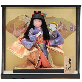 アウトレット品 雛人形ケース人形 10号 舞姫 つづみ 舞踊人形 日本人形 幅47.5cm (22a-ya-2526) インテリア ディスプレイ 見切処分品