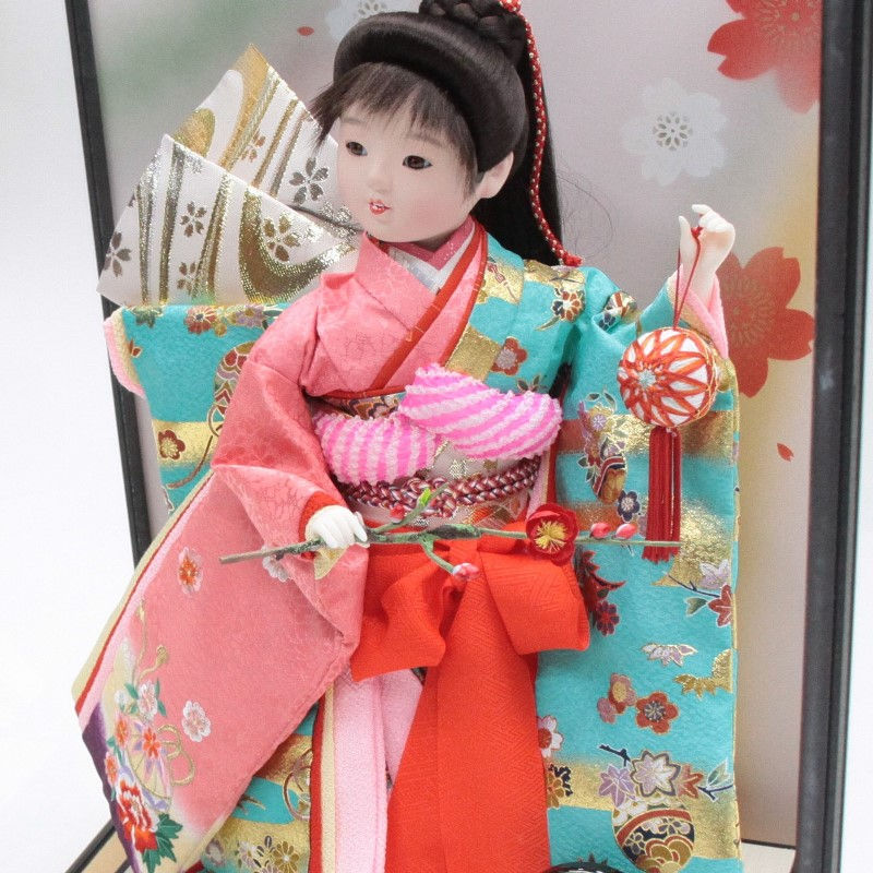 アウトレット品 雛人形ケース人形 10号 華の舞 マリ KGC 日本人形 幅43cm (22a-ya-2616) インテリア ディスプレイ 見切処分品  | さくらソレイユ　楽天市場店