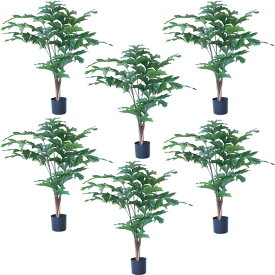 人工観葉植物 クジャクヤシ ポット 90（6個入り）992340 観葉植物 （代引き不可） インテリア フェイクグリーン 造花 GARDEN PLANT （p15）