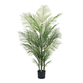 人工観葉植物 アレカパームグランデ ポット 光触媒加工 高さ180cm （P205-zv660) （代引き不可） インテリアグリーン フェイクグリーン