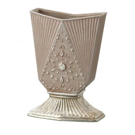 花瓶 フラワーベース Ceramic Display Claudia クラウディア antique beige （1個入り） [120-792-172] [p79] ストーンウェア （代引き不可） インテリア ディスプレイ