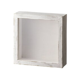 花瓶 フラワーベース Frame Natural wood　box ナチュラル ウッド ボックス white （1個入り） [680-891-102] [p172] 天然木 （代引き不可） インテリア ディスプレイ