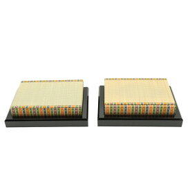 アウトレット品 雛人形 道具単品 六番 親王台 京風 アシンメトリー 2個セット 幅42cm (25a-ya-0185) インテリア ディスプレイ 見切処分品