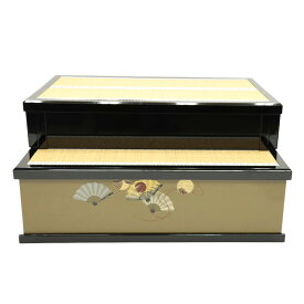 アウトレット品 雛人形 台単品 105-2 二段飾り台 扇 幅105cm (25a-ya-0419) インテリア ディスプレイ 見切処分品