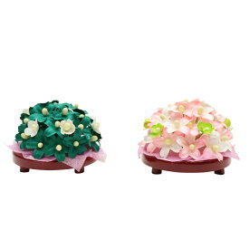 アウトレット品 雛人形 道具単品 小 桜橘 盛花 赤台 高さ5.5cm (25a-ya-0522) インテリア ディスプレイ 見切処分品