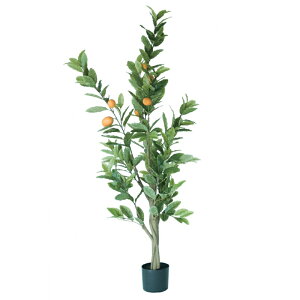 人工観葉植物 レモンの木 ポット 152(1個入り)992110 庭木ポット 玄関、広い空間サイズ インテリア フェイクグリーン 造花 GARDEN PLANT (p16)