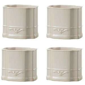 �ԕr �t�����[�x�[�X Gift ecrin �G�N���� pearl white �i4����j [120-475-104] [p101] �X�g�[���E�F�A �i������s�j �C���e���A �f�B�X�v���C