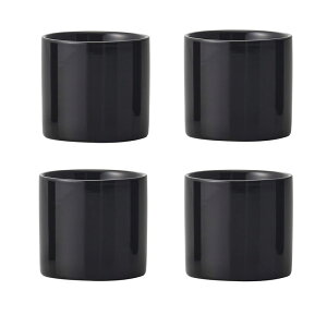 �ԕr �t�����[�x�[�X Gift Color VASE Cyrinder �J���[ �x�[�X �V�����_�[ black �i4����j [144-767-800] [p112] �X�g�[���E�F�A �i������s�j �C���e���A �f�B�X�v���C