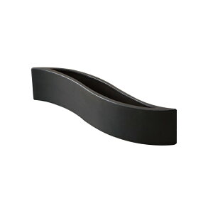 �ԕr �t�����[�x�[�X Ceramic Display WAVE RECTANGLE �E�F�[�u ���N�^���O�� black �i1����j [155-056-800] [p85] �X�g�[���E�F�A �i������s�j �C���e���A �f�B�X�v���C