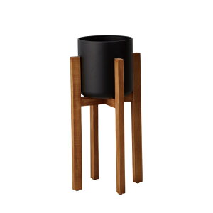 ԕr t[x[X Interior Green Wood stand pot Ebh X^h |bg black i1j [510-960-800] [p58] S isj CeA fBXvC
