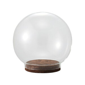 �ԕr �t�����[�x�[�X Glass Gift Glass Dome with Cork �K���X�h�[�� �E�B�Y �R���N brown �i1����j [777-433-028] [p138] �K���X �i������s�j �C���e���A �f�B�X�v���C