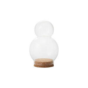 �K���X�x�[�X Glass Gift Glass with Cork SNOWMAN �K���X�E�C�Y�R���N �X�m�[�}�� clear �i1����j [777-491-000] [p136] �K���X �i������s�j �L�b�`�� �C���e���A �f�B�X�v���C