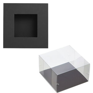 �ԕr �t�����[�x�[�X Frame wood frame Box Type �E�b�h �t���[�� �{�b�N�X �^�C�v black �P�[�X�t�� �i1����j [680-082-802] [p180] MDF �i������s�j �C���e���A �f�B�X�v���C