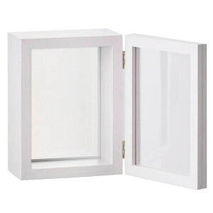 �ԕr �t�����[�x�[�X Frame herbier Photo box �G���r�G �t�H�g �{�b�N�X white �i1����j [680-800-100] [p176] MDF �i������s�j �C���e���A �f�B�X�v���C