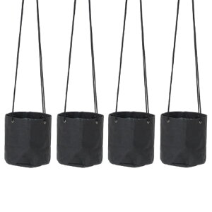 花・観葉植物用ポット クラフトペーパーポット ハンギング 16 K HANGING (4個入り) 56011 底穴なし ウォッシャブル・クラフトペーパーポット製 (代引き不可) ハンキング鉢カバー 吊るしタイ