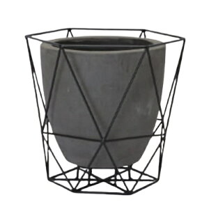 �ԁE�ϗt�A���p�|�b�g ���C���[�t���[�g�|�b�g 30 �u���b�N Ceramic POT �i1����j 23114 �ꌊ����Z�����g�|�b�g�t �h���C���i�[�t�� �i������s�j ��^�|�b�g FARM (p113)