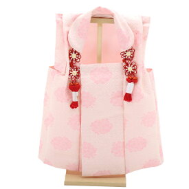 アウトレット品 雛人形 節句小物単品 被布着（スタンド付） ピンク 桜柄 高さ47cm インテリア ディスプレイ 見切処分品