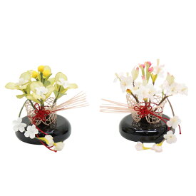 アウトレット品 雛人形 桜橘単品 桜橘 水引かご 黒塗り台 結桜 高さ13cm インテリア ディスプレイ 見切処分品