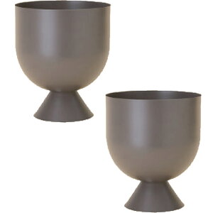 �ԁE�ϗt�A���p�|�b�g �t�@���V�A 19 N Metal POT �i2����j 23103 �ꌊ�Ȃ� �r�t�� MIRAKANA ���^���J�o�[ �C���e���A �f�B�X�v���C�yMIRAKANA�z�ԁE�ϗt�A���p�|�b�g �t�@���V�A 19 N Metal POT �i2��