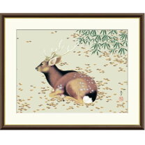 楽天市場】鹿（日本画｜絵画）：アート・美術品・骨董品・民芸品 