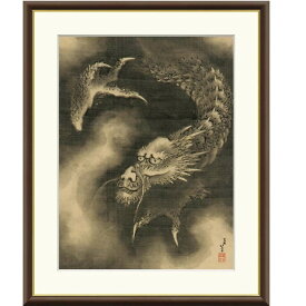 額絵 葛飾北斎 雲龍図 f8・f6・f4サイズ 日本の名画シリーズ Hokusai gk-a5-j2133（p114） （J2-133） （代引き不可） 日本画 インテリア