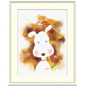 額絵 木下つぐみ いぬ f8・f6・f4サイズ 癒しの動物たち Tsugumi gk-a5-j3m001(p70) (J3-M001) (代引き不可) 現代アート インテリア